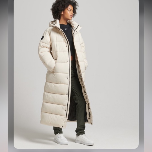 Superdry Jackets & Blazers - Superdry Cocoon Longline Puffer Coat